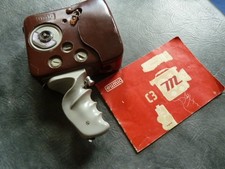 Vintage Eumig C3M Cine Movie Camera Wind Up 8mm Film ,Inst Book Lens Cap in VGC.