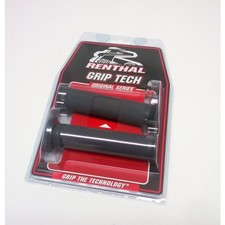 ATV 22mm 7/8” Renthal Handlebar Grips Grey Grip Tech Rubber 22/22mm Quad Bike