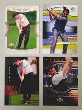 Nick Faldo PGA Golf 4 Card Lot