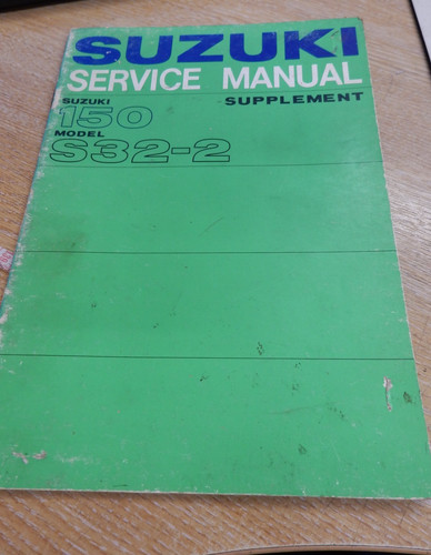 Suzuki service supplement 150 - suzuki,