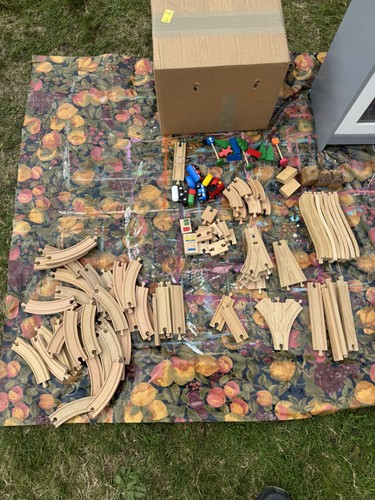 Large wooden train - wooden,