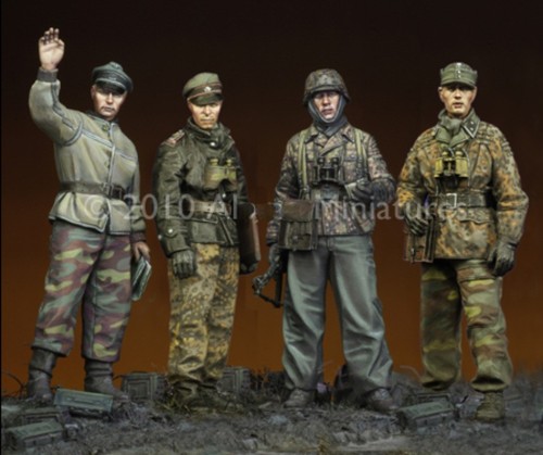 Resin figure wwii - resin, german