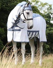 5’3” Masta Waterproof Sweet Itch Fly Rug with Belly Wrap Grey 5’3 🩷Rescue Funds