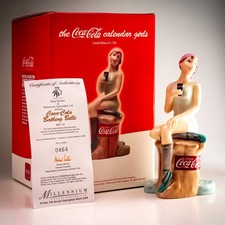 Royal Doulton Coca Cola Bathing Belle Figurine 464/1250 Ltd Edition + Box Cert