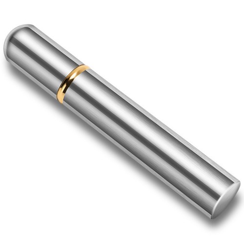 Aluminum cigar tube portable - aluminum,