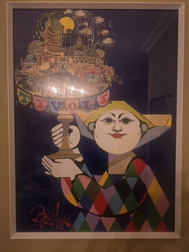 Tivoli gardens travel poster - tivoli,