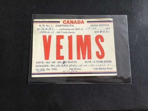 Vintage qsl radio - vintage,