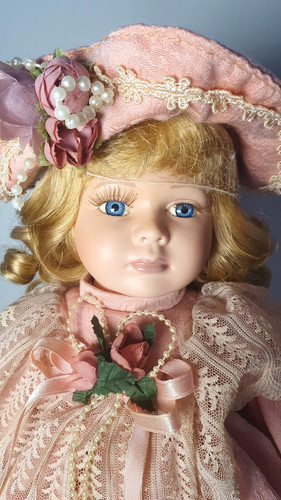 Porcelain doll rowena - doll, (717)
