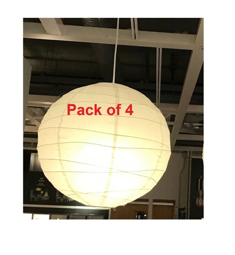 Pendant lamp shade white - 4x,
