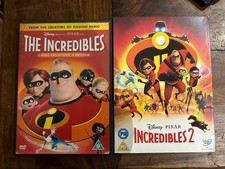 The Incredibles - 1 & 2 DVDS