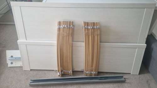Ikea brusali double bed frame - bed,