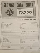 Yamaha TX750 #341 Technicians