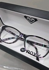 Roxy Eyeglasses Frames 51 Women Purple Full Rim Plastic Frames 52 mm With Case