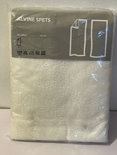 Ikea white lace curtains - white, 145