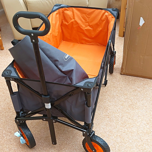 Foldable garden beach - garden/beach, trolley