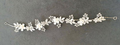 Pretty silver tone hair vine - pretty,