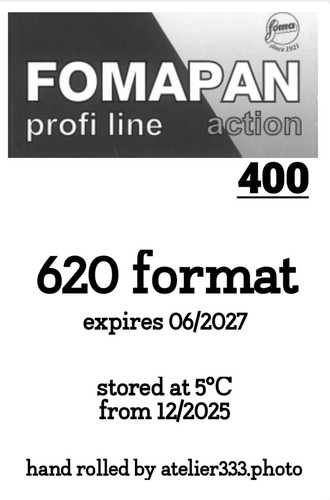 620 format fomapan 400 - 400, action
