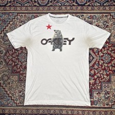 Oakley Grizzley Bear White T