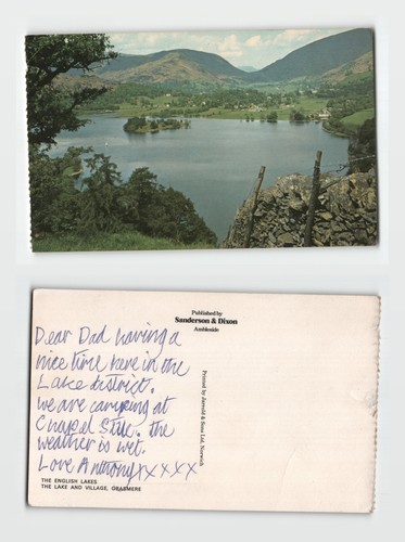 Postcard grasmere lake - -,