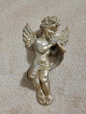 Vintage Gold Cherub Plaster