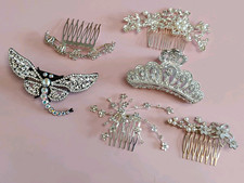 Assorted Large Diamante Hair Combs / Clips / Dragonfly / Wedding / Bride (B0181)