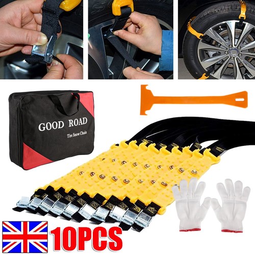 10x snow chains - chains, car