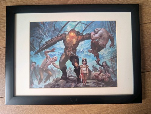 Bioshock framed art - prints, x2