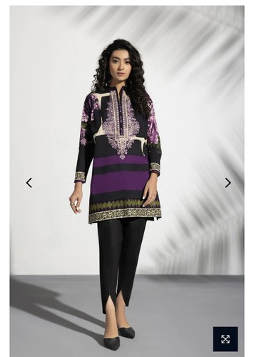 Ladies kurta kurti - kurta, purple