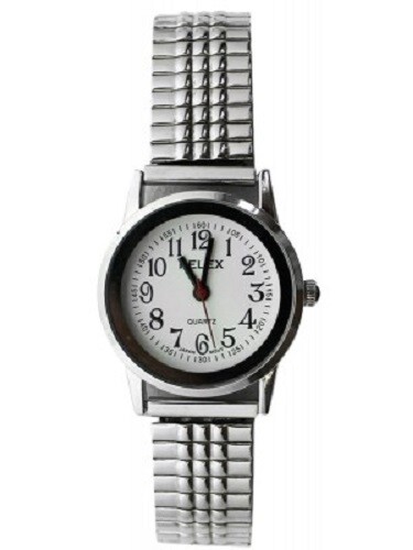 Ladies easy read watch silver - ladies, watch,