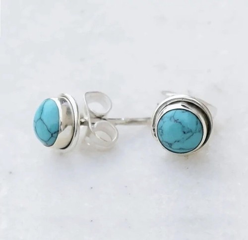 Silver and blue crystal - silver,