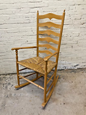 Antique Style Pine & Rush