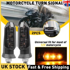 LED Motorcycle Motorbike Turn Signal Indicators Mini Handlebar Light For Honda