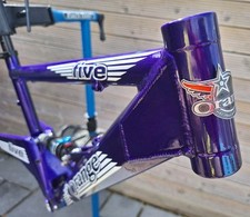 Restored Superb Orange Five 5 frame 18" Candy Purple 26" wheel Fox float shock