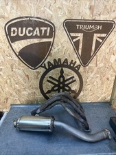 Kawasaki Z750S 2004-2006 Complete Exhaust System OEM Genuine 16000miles