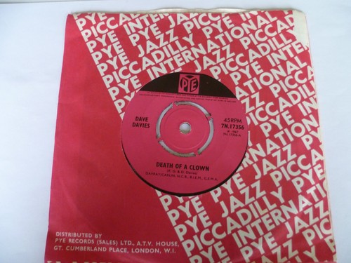 Dave davies death a clown - davies,