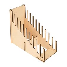 Greeting Card Display Stand Postcard Holder Wooden Versatile Card Display Rack