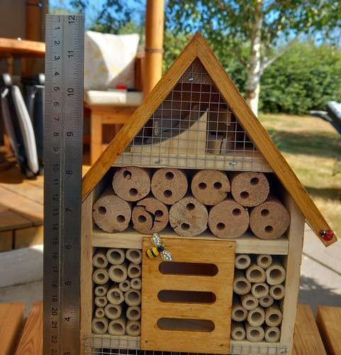 Wooden insect bee house - wooden,