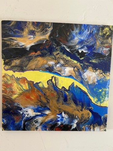 Original acrylic painting - original, on