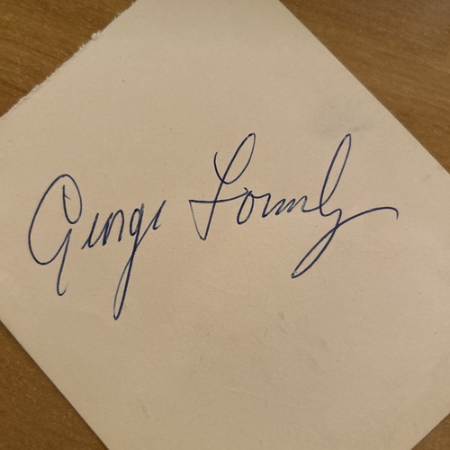 George formby autograph with - george,