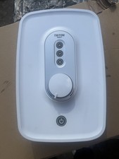 Triton Trance 3 Satin White Chrome effect Electric Shower, 10.5kW only  shower