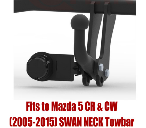 Swan neck tow bar for - neck, mazda