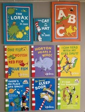 Dr. Seuss Bulk Bundle of x 9 Childrens Paperbook Books - Various Titles
