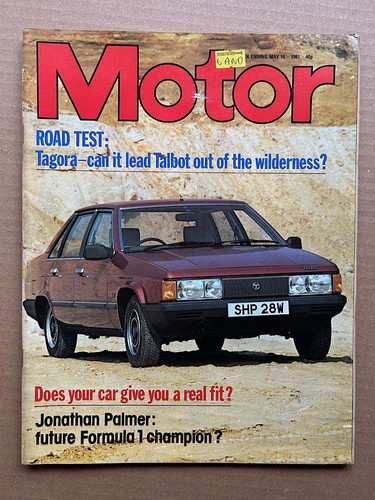 Talbot tagora motor magazine - tagora,