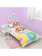 Paw Patrol Skye Junior Toddler Duvet Set Reversible Bedding Set Quilt Cover New