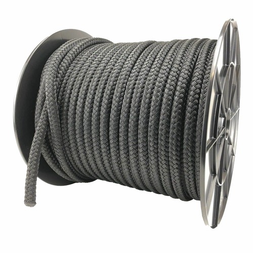8mm black double braid - 8mm,