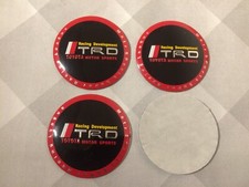 4x Stickers TRD Car Wheel