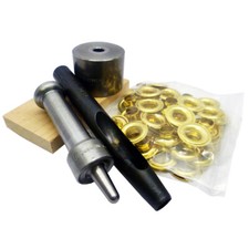 CS Osborne Brass Semi Professional Eyelet Kit - Solid Brass Eyelets