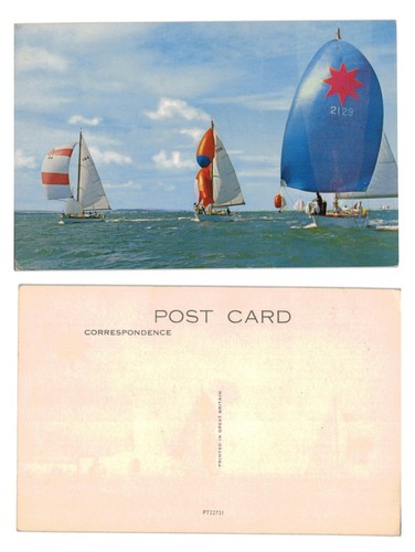 Postcard sailing yachts - postcard,