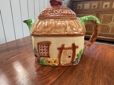 Flaxman ware Handmade Wadeheath Cottage Teapot 1930s