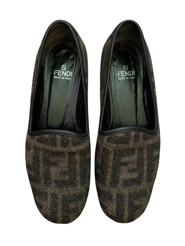 Vintage fendi monogram wool - ff,